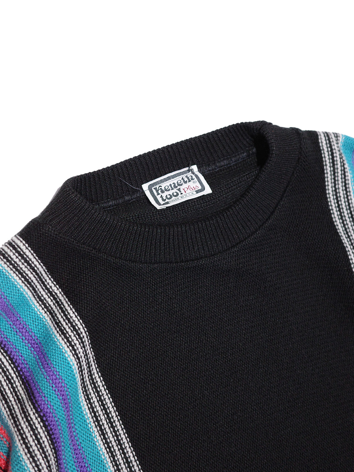 ストライプ柄サマーニットトップス – bed - Urban Vintage & Mode