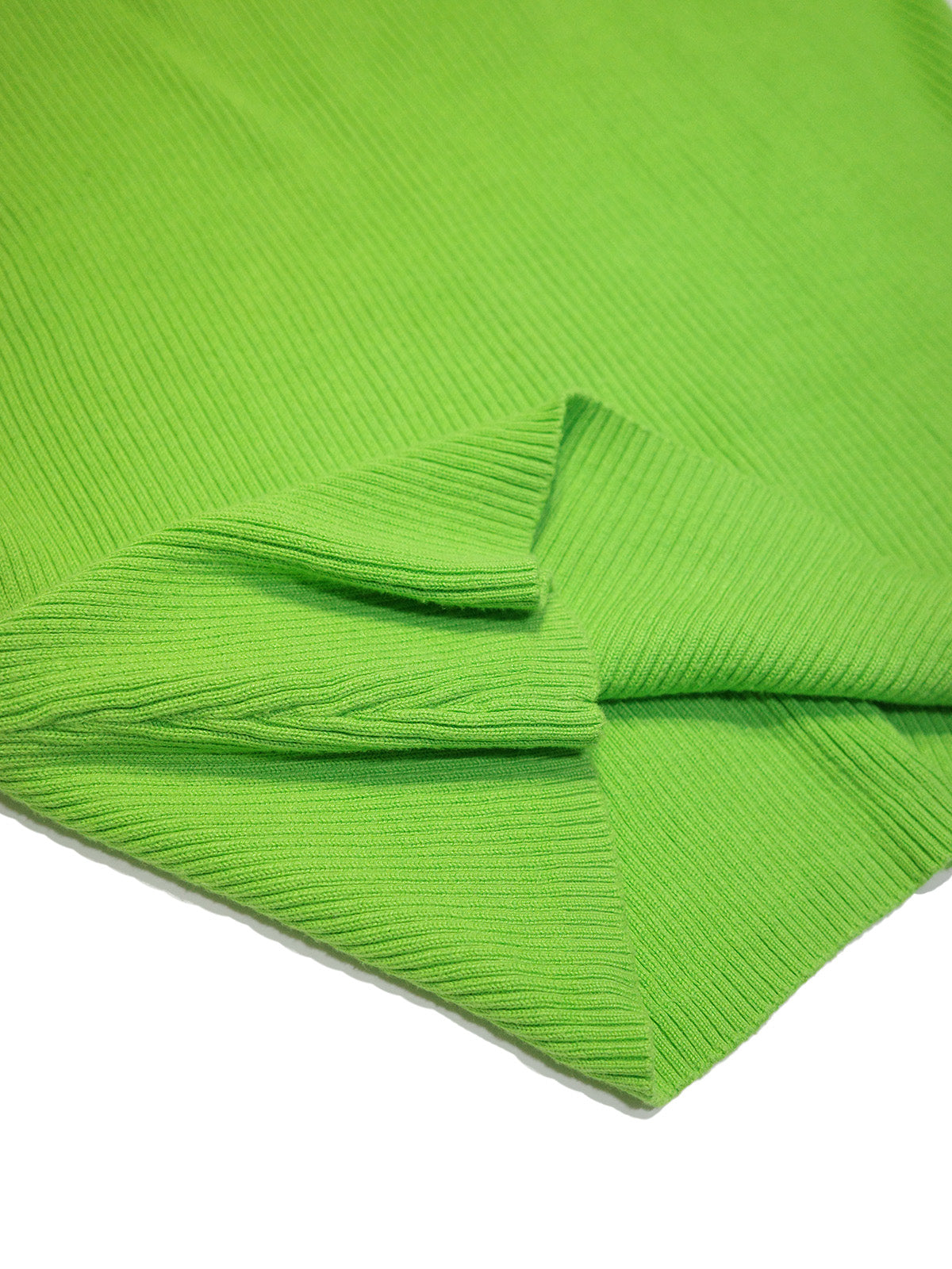 ピスタチオグリーンリブニットトップス – bed - Urban Vintage & Mode