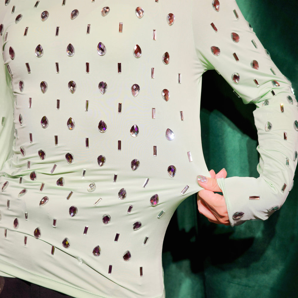 
                      
                        Dries Van Noten ビジュータートルネックトップス
                      
                    