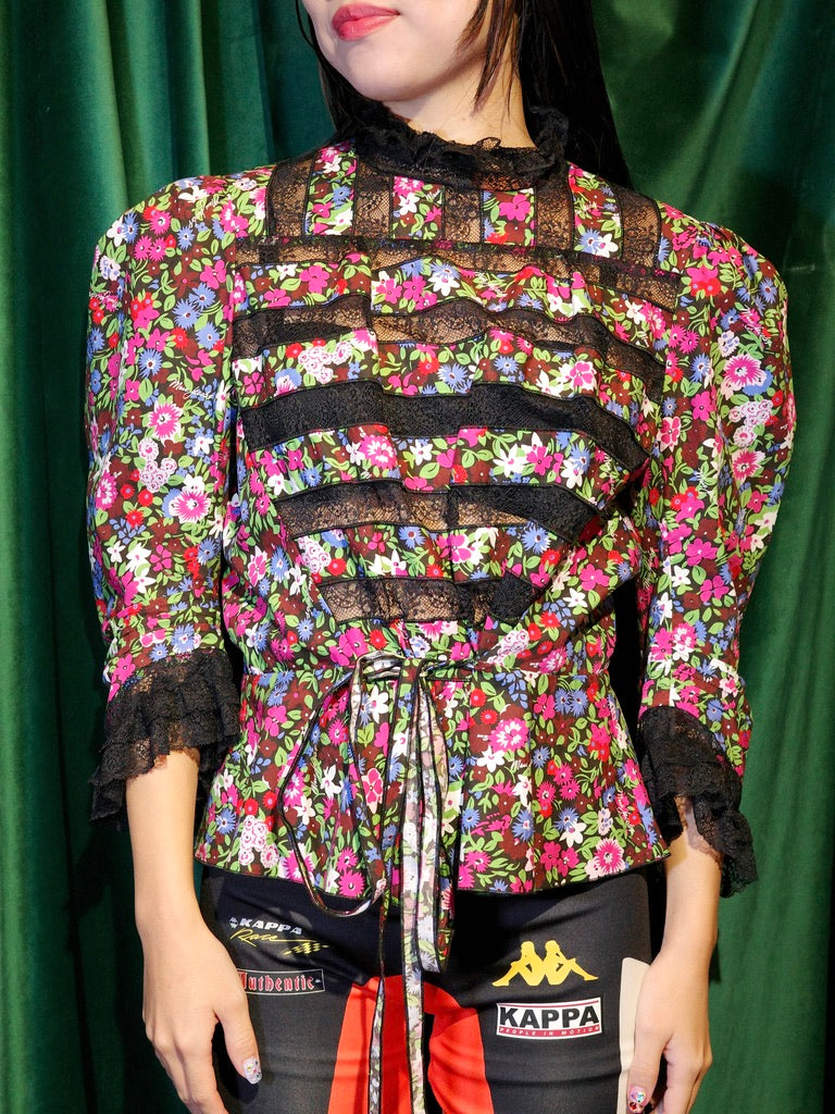 MARC JACOBS THE VICTORIAN BLOUSE 花柄ブラウス