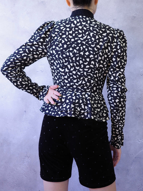 【Used】<br>モノトーンダブルブレストジャケット