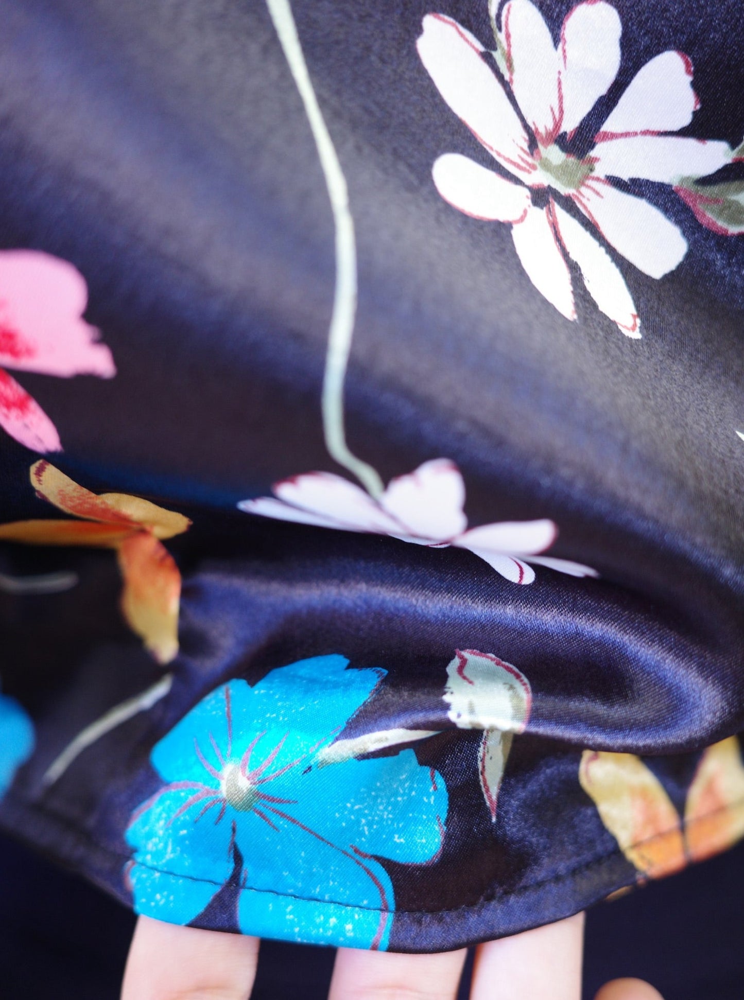 【Vintage】<br>花柄ショート丈ジャケット