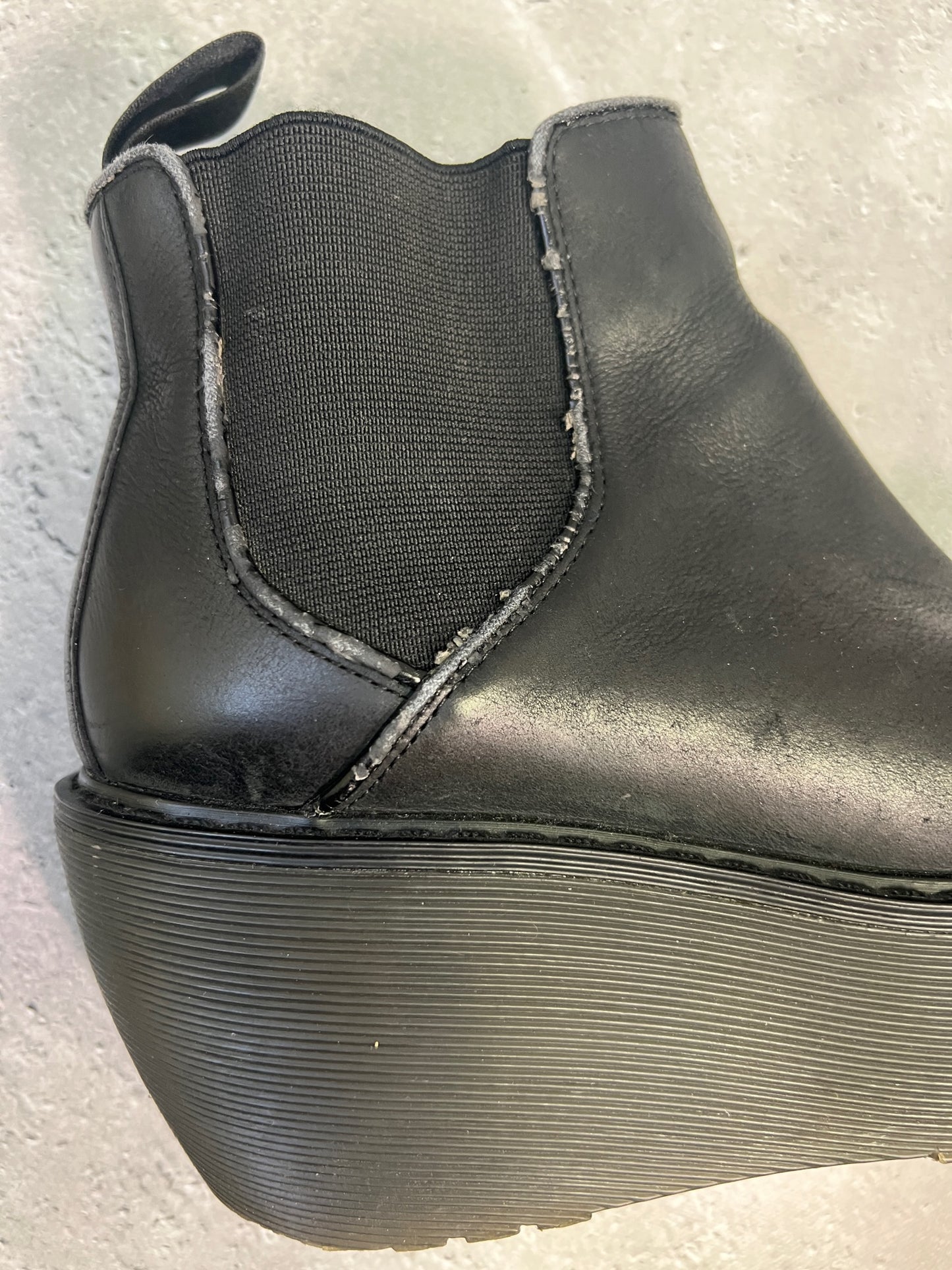 【Used】<br>"Dr.Martens"<br>ウェッジソールレザーブーツ