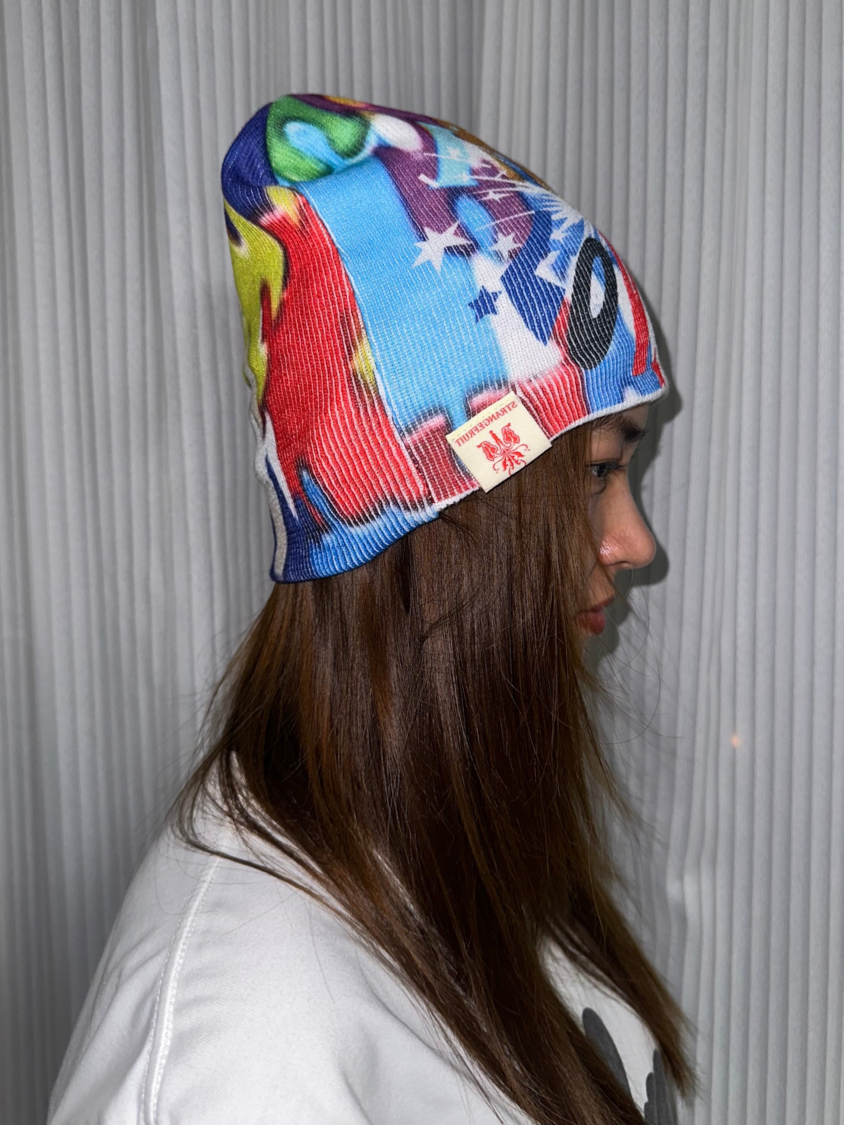 Umm Fruit Picture beanie – bed - Urban Vintage & Mode Select Store