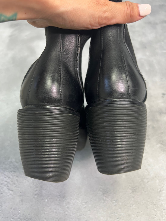 【Used】<br>"Dr.Martens"<br>ウェッジソールレザーブーツ