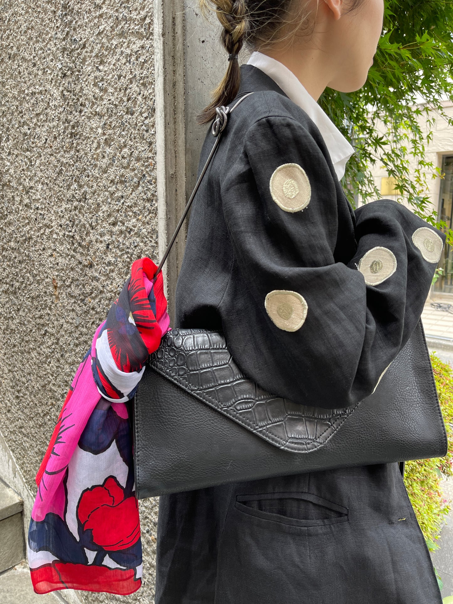 【Used】<br>タッセルレザーバッグ