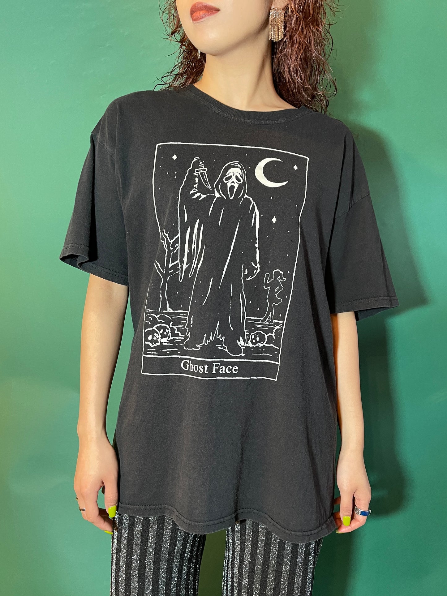 【Used】<br> ゴーストプリントTシャツ