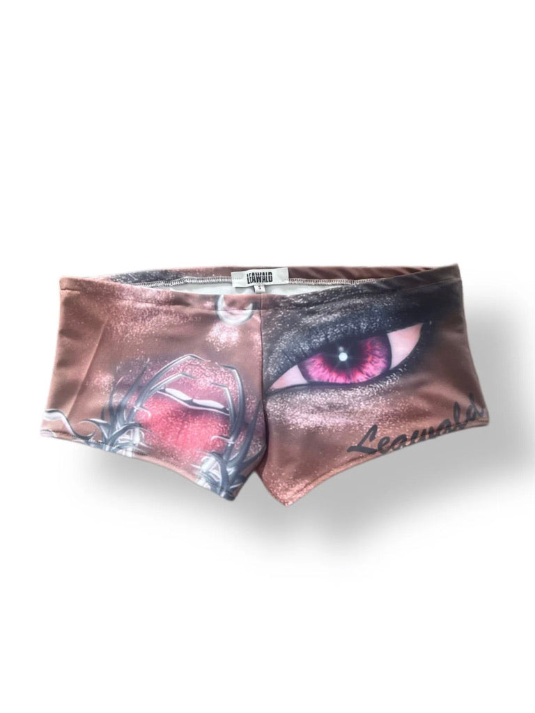 LEAWALD Tribal short brown