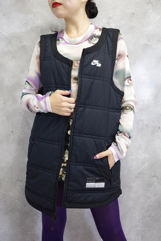 【Used】<br>"NIKE"中綿ロングベスト