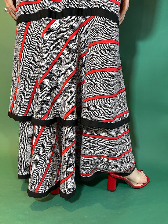 【Vintage】<br>"Diane Freis"フリルデザインワンピース