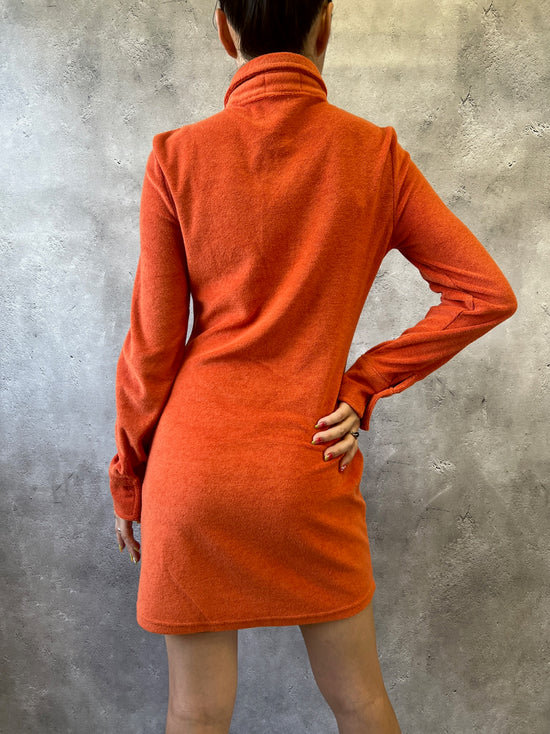 【Used】<br>オレンジパイルワンピース