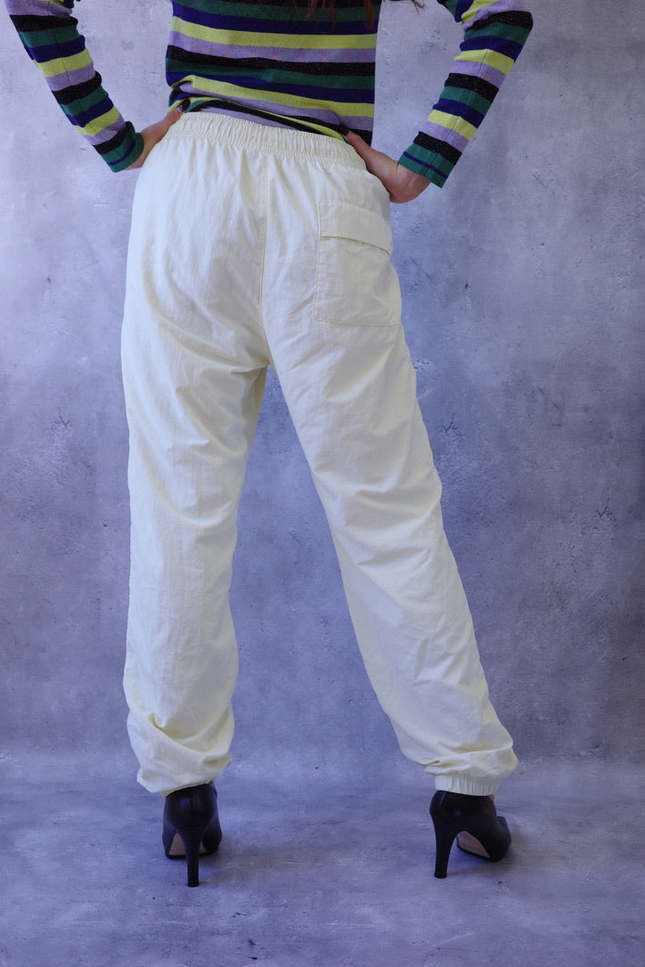 【Used】<br>"NIKE"ホワイトナイロンパンツ