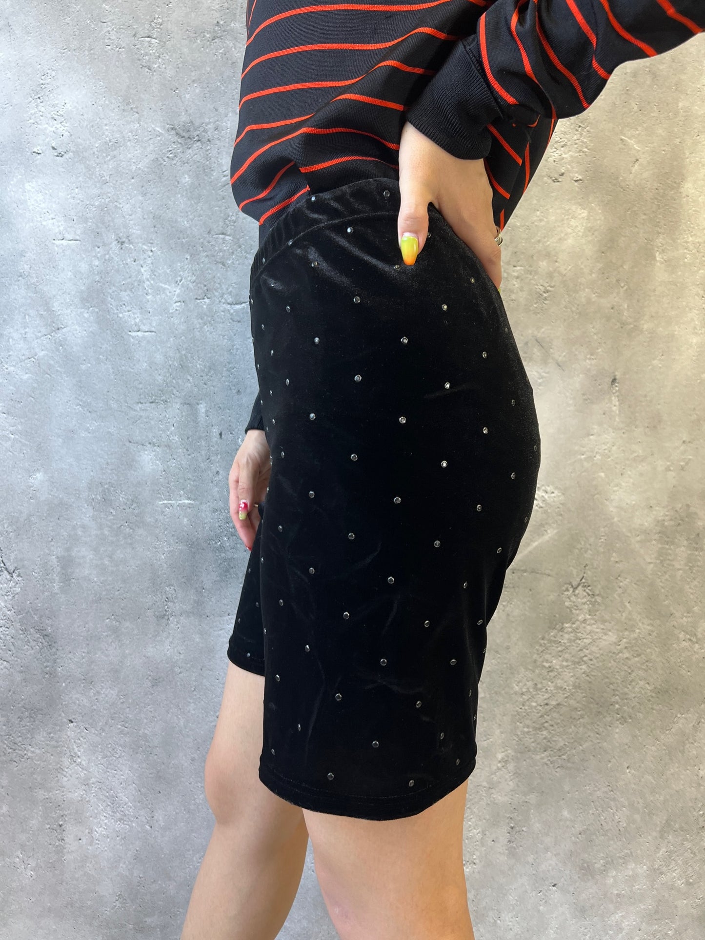 【Used】<br>  "JADED LONDON"  ベロアバミューダパンツ