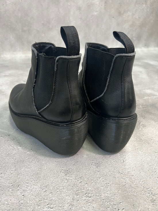 【Used】<br>"Dr.Martens"<br>ウェッジソールレザーブーツ