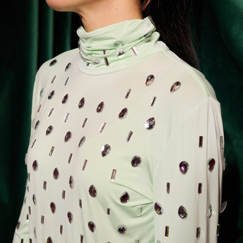 
                      
                        Dries Van Noten ビジュータートルネックトップス
                      
                    