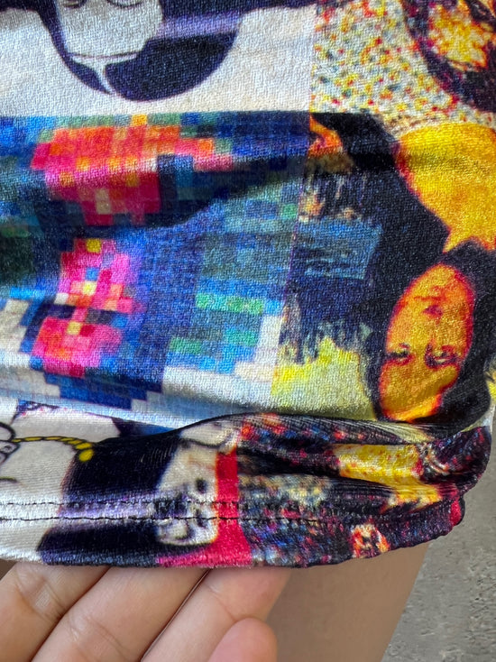 【Used】<br>モナリザ柄ベロアスカートセットアップ