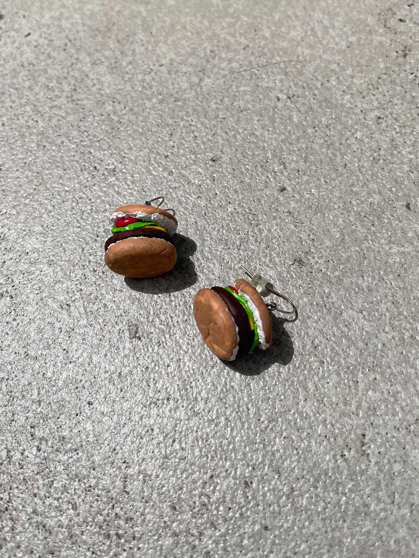 【Used】<br>ハンバーガーモチーフピアス