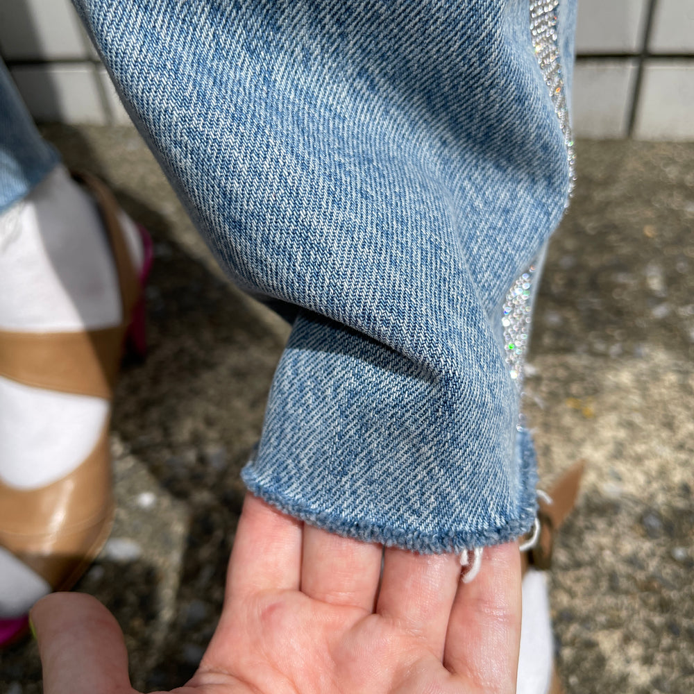 
                      
                        Levi's501ラインストーンデザインデニムパンツ
                      
                    