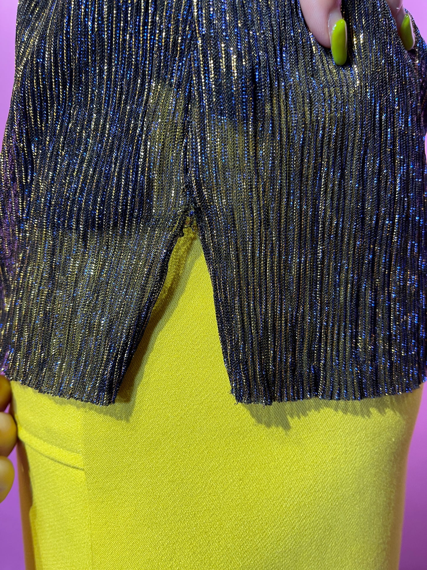 【Used】<br>グリッタープリーツトップス