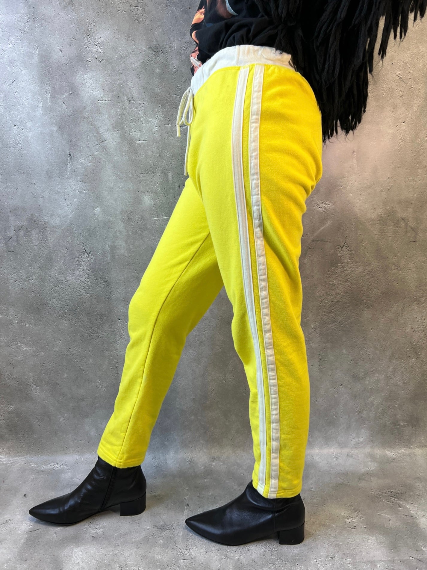 【Used】<br>レモンイエローサイドラインパンツ