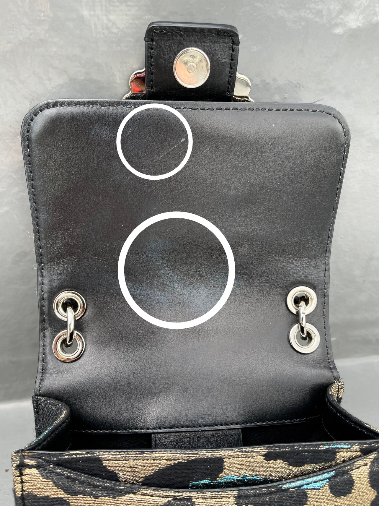 【Used】 <br>"MARC JACOBS"レオパード柄ハンドバッグ