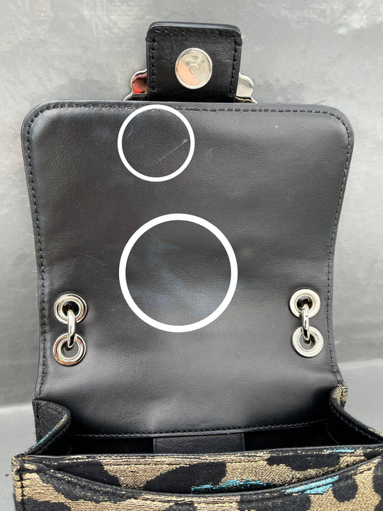 【Used】 <br>"MARC JACOBS"レオパード柄ハンドバッグ