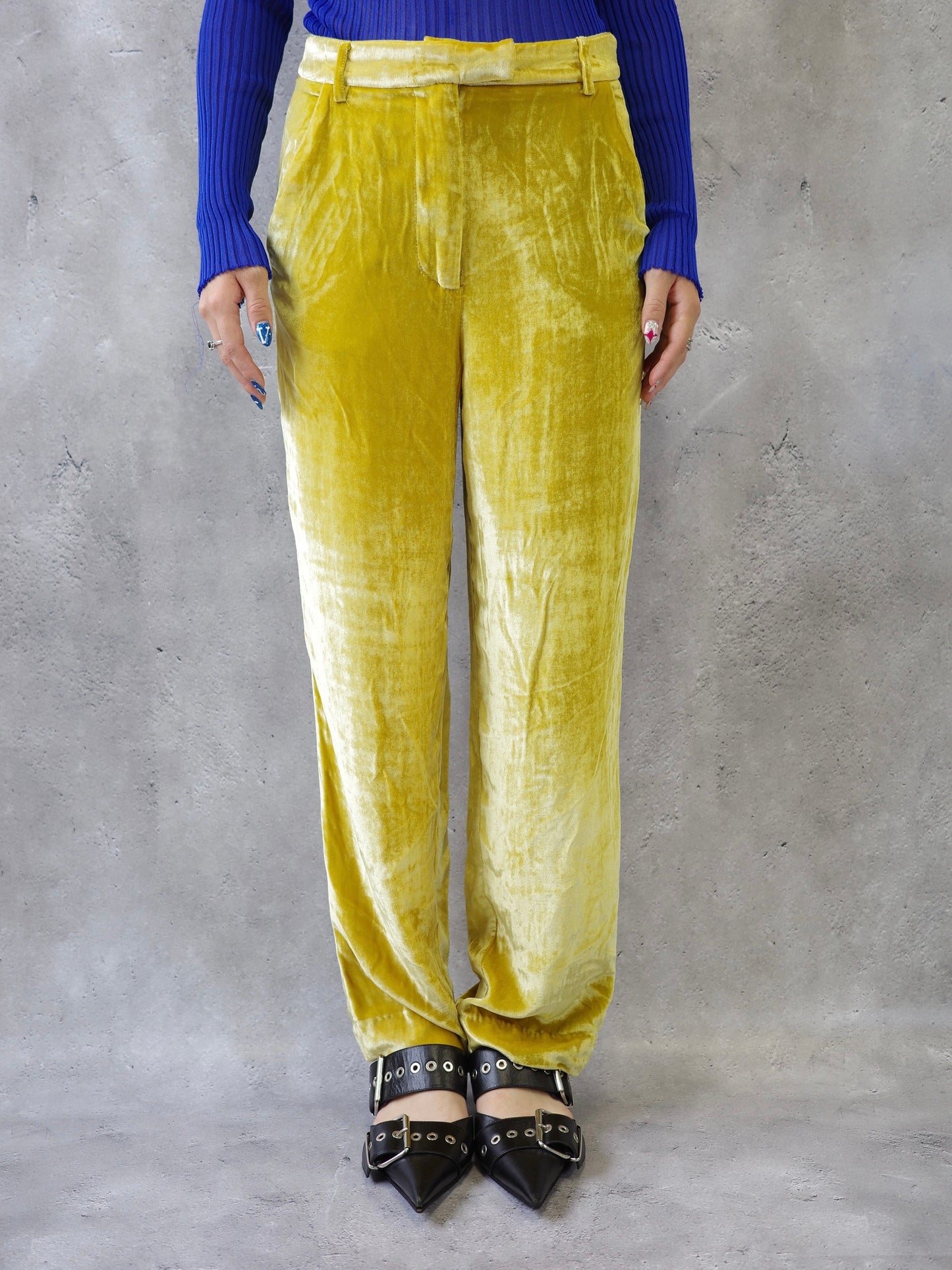 【Used】<br>ベロアパンツ