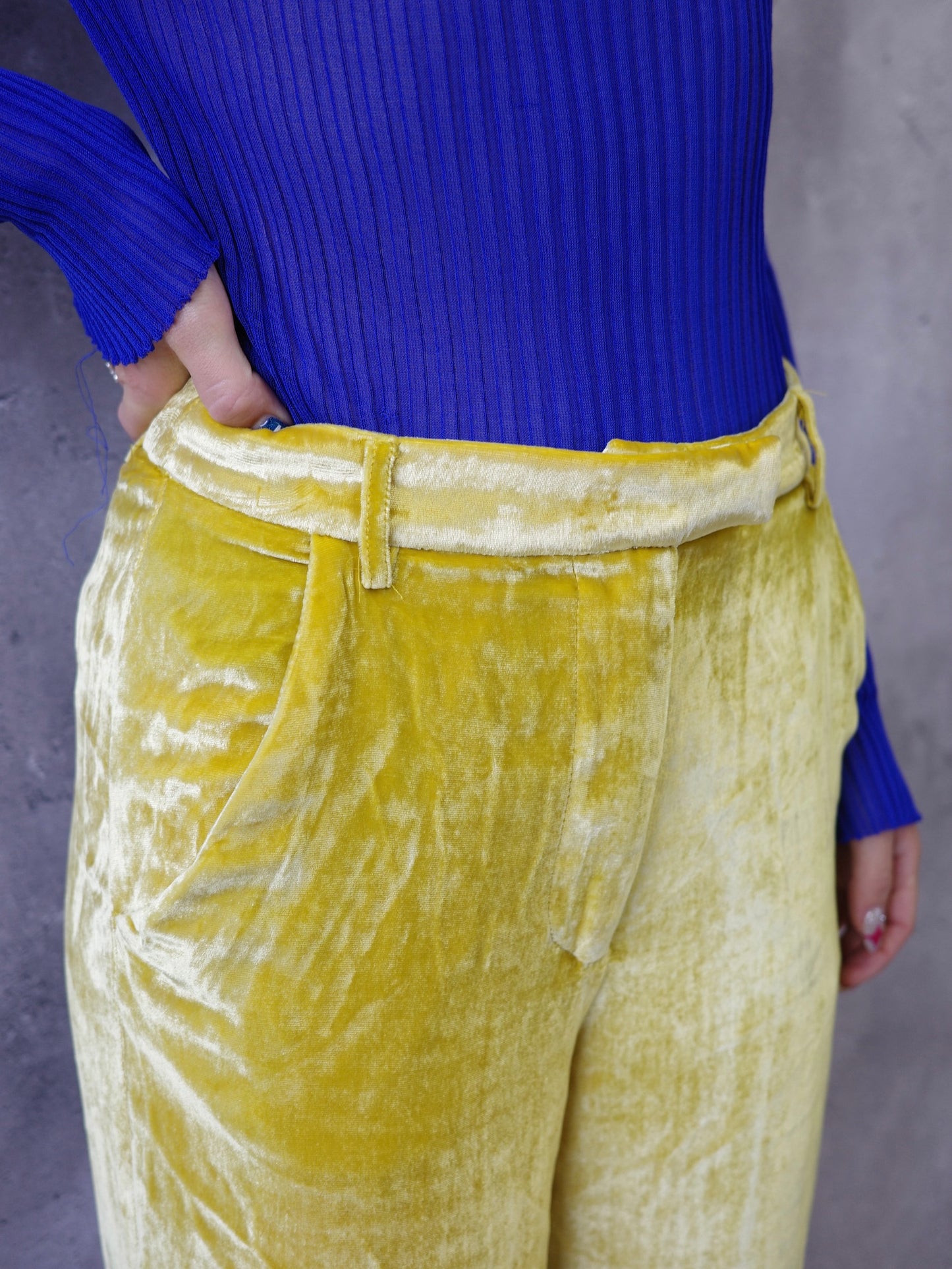 【Used】<br>ベロアパンツ