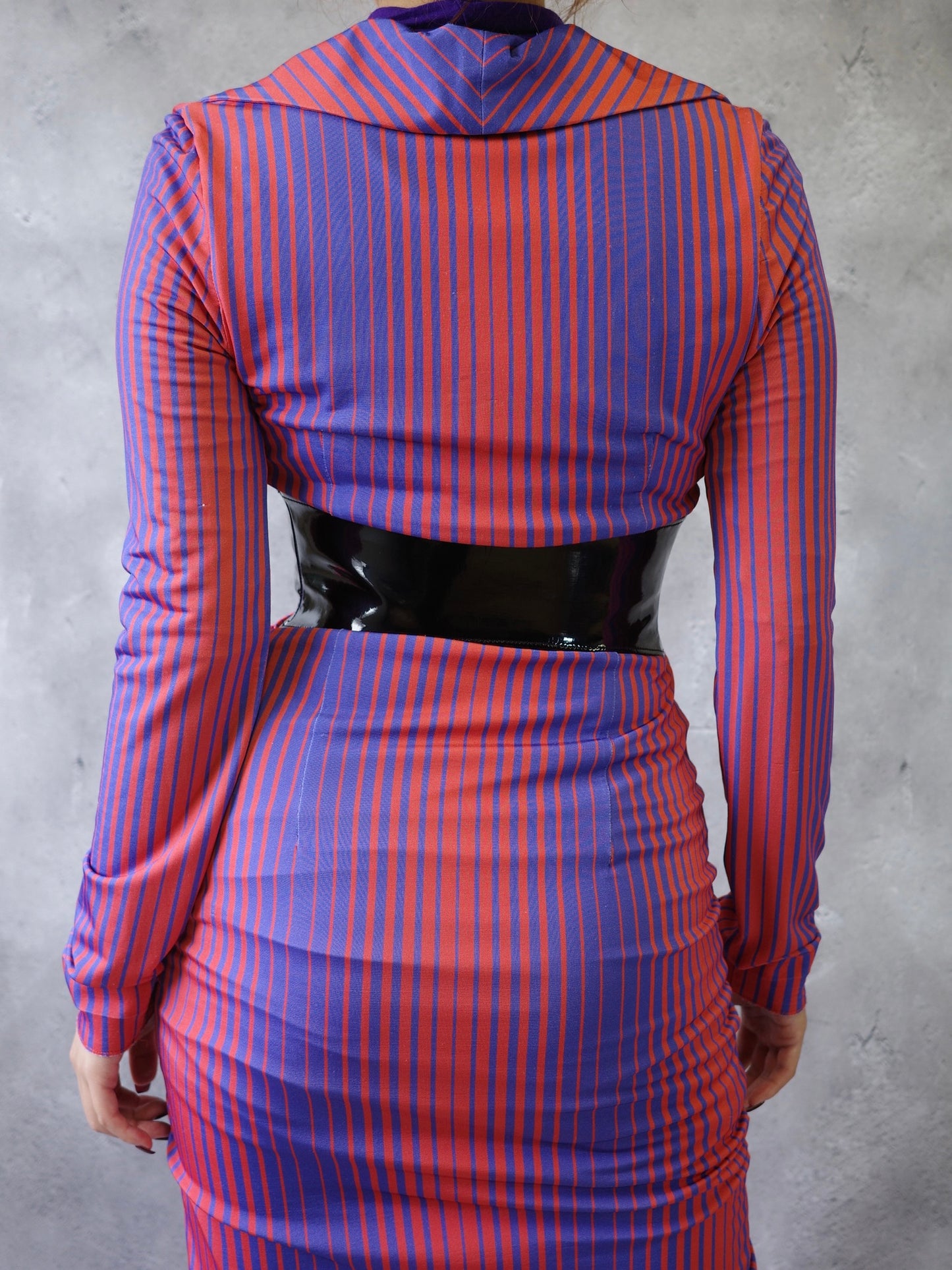 【Used】<br>"MOSCHINO"シェイプドレス