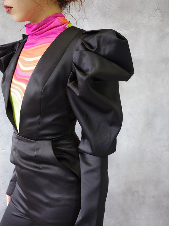 【Used】<br> パフスリーブジャンプスーツ