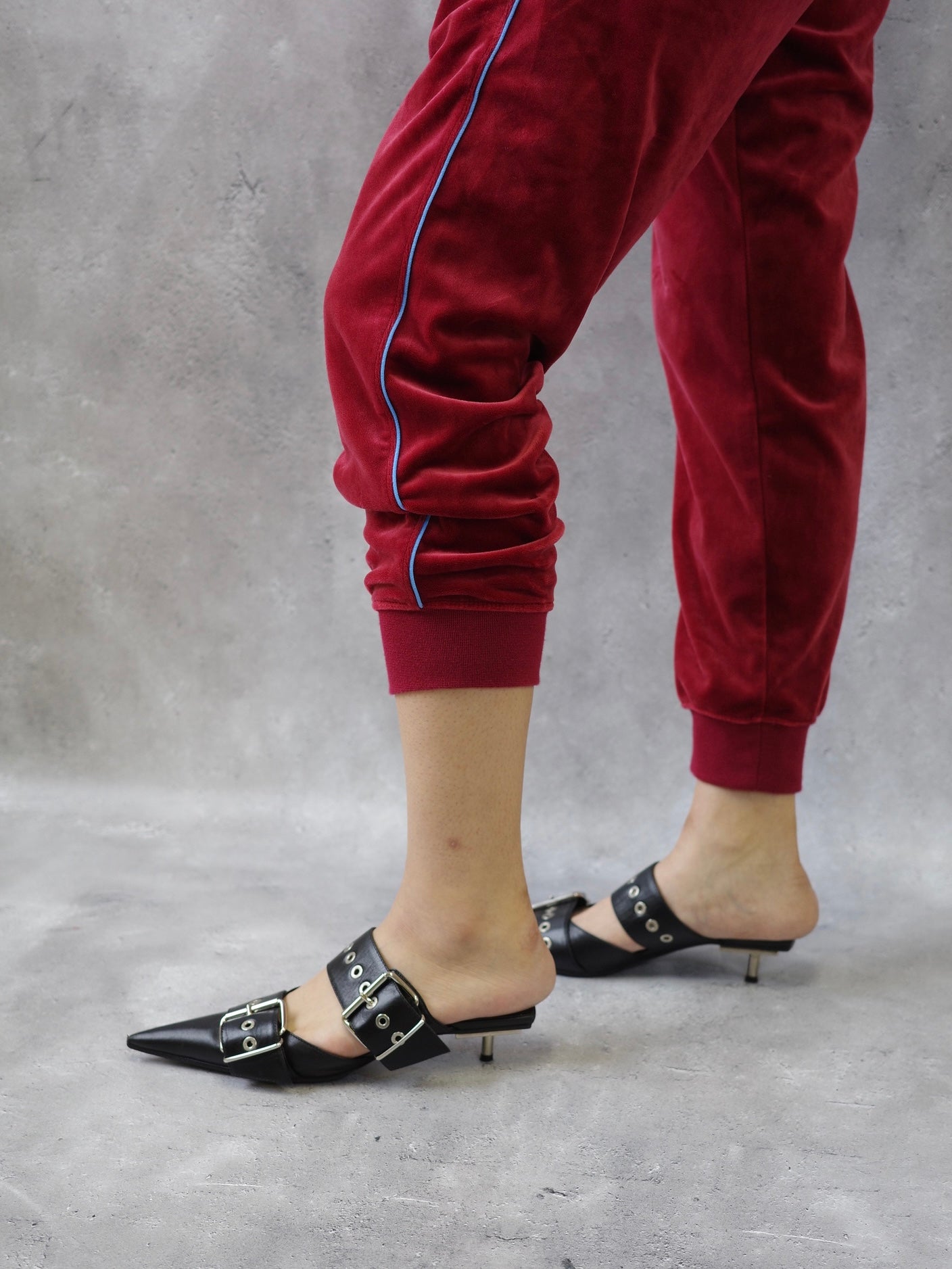 【Used】<br>"NIKE"<br>ベロアジョガーパンツ
