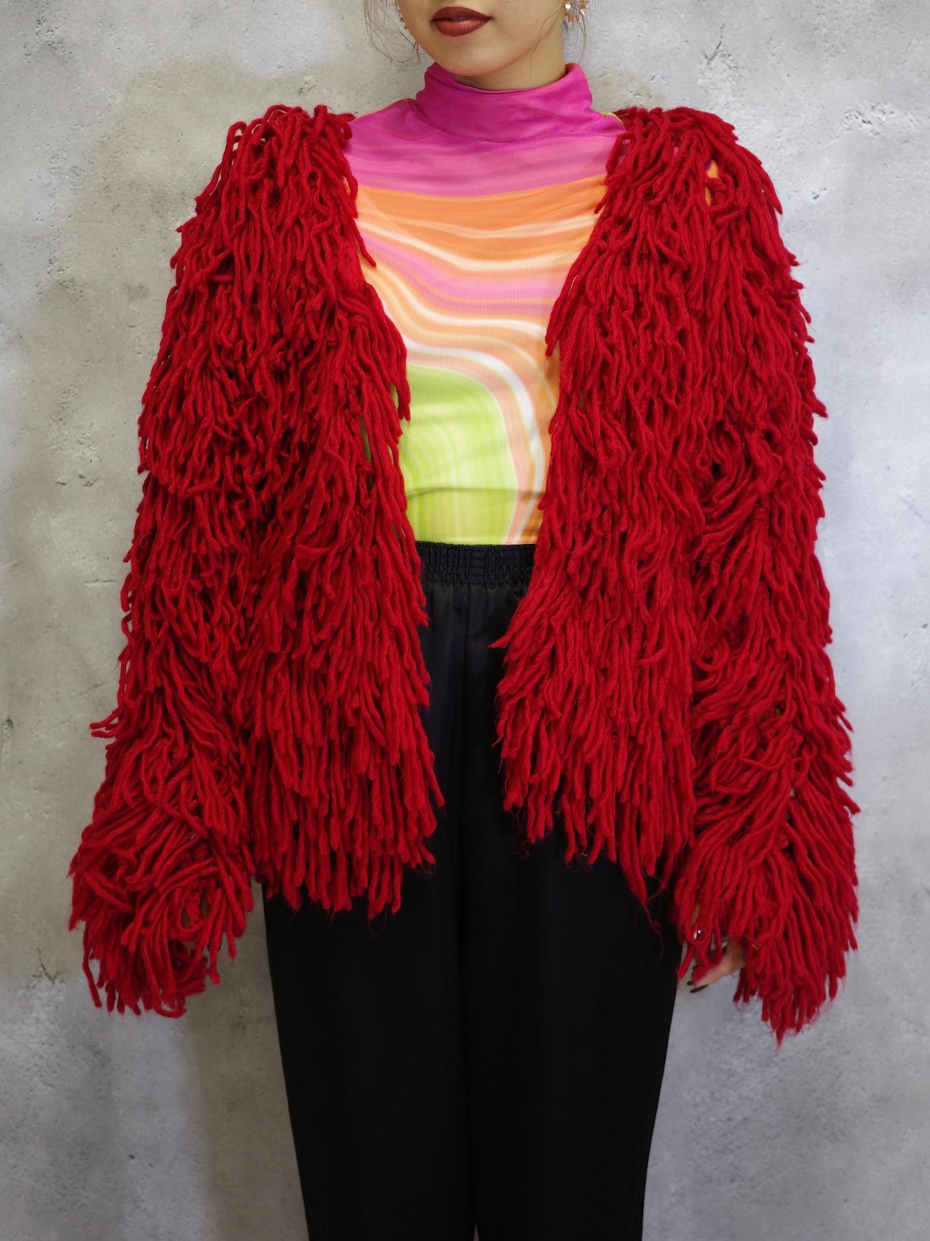 【Used】<br>レッドフリンジジャケット