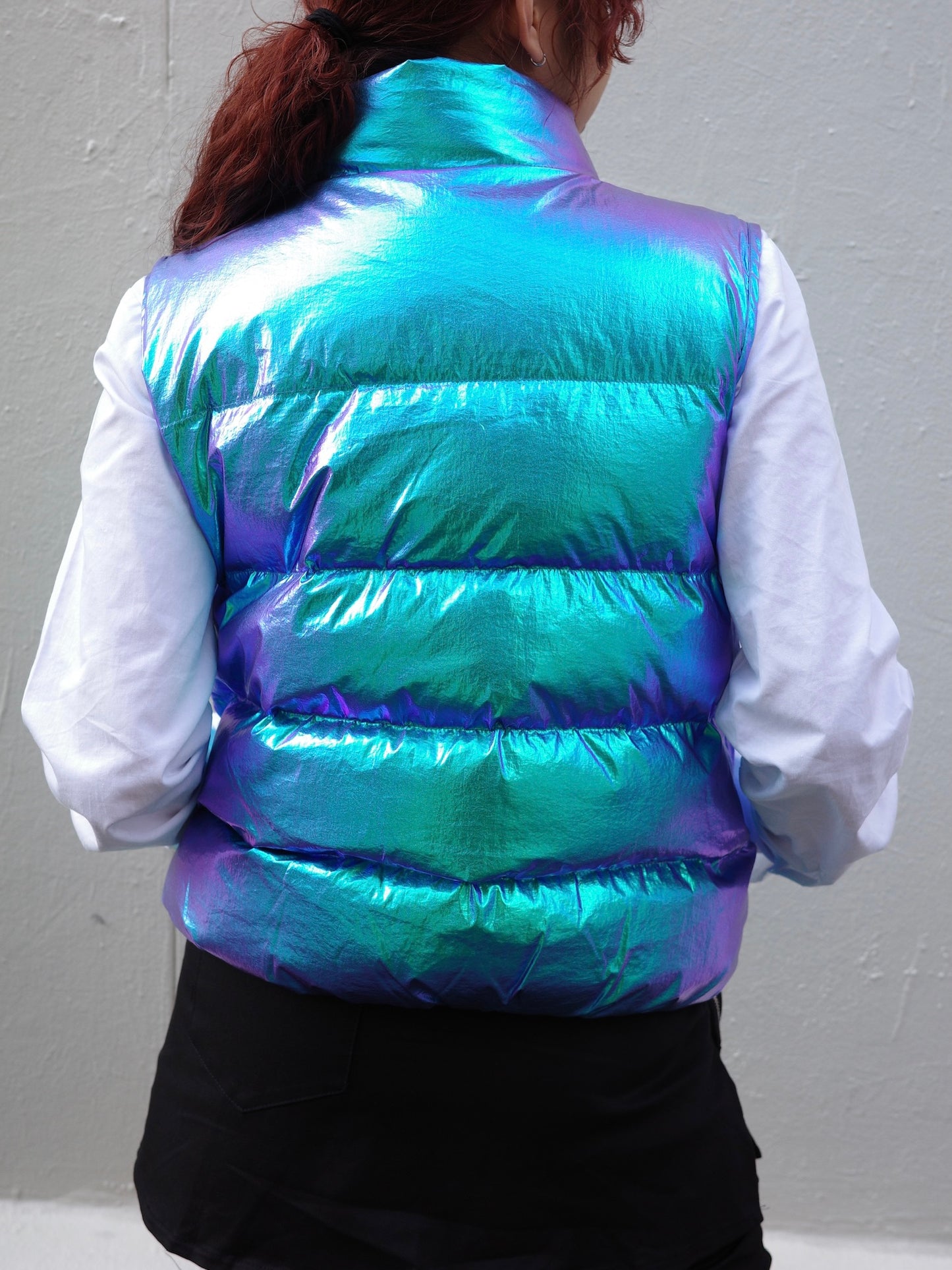 【Used】<br> メタリックダウンベスト
