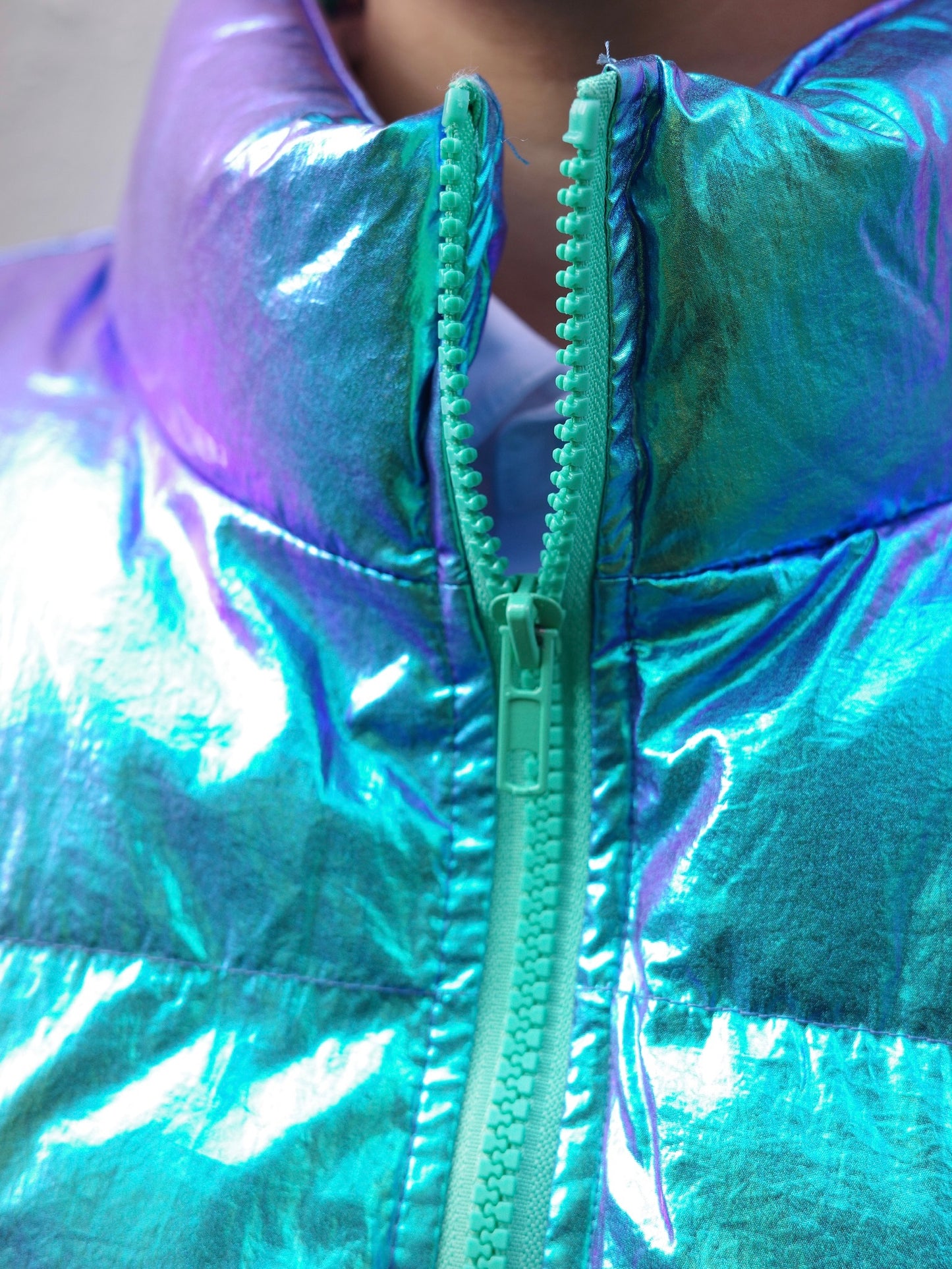 【Used】<br> メタリックダウンベスト