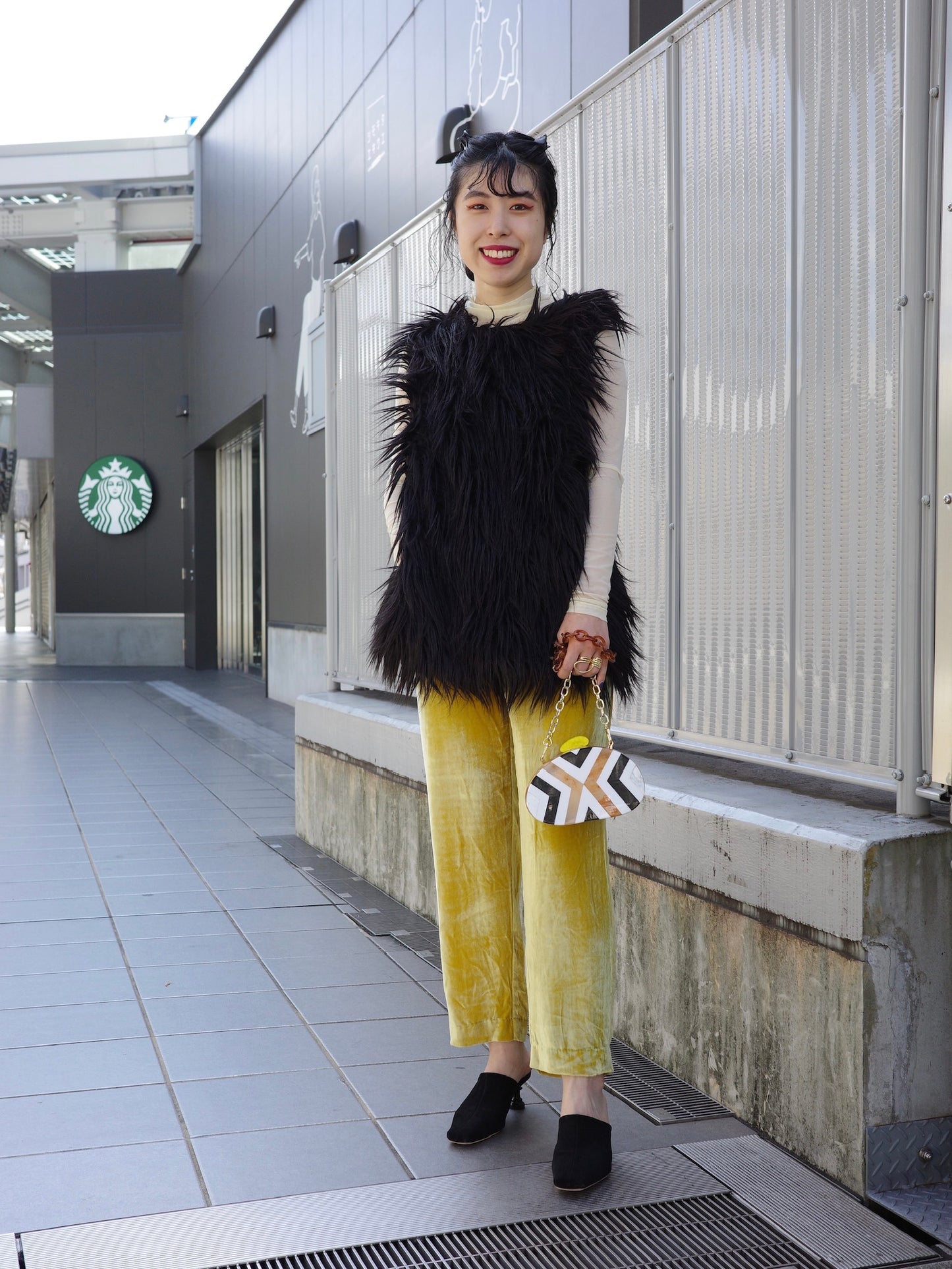 【Used】<br>ベロアパンツ