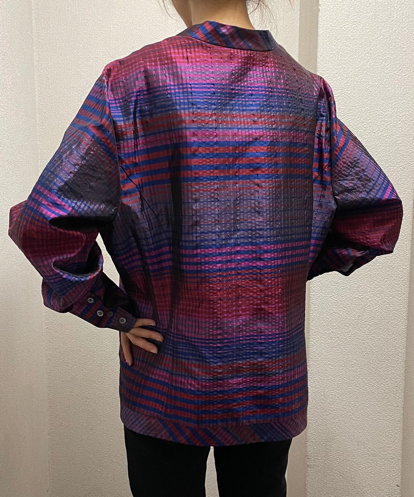 【Used】ナイロンチェックジャケット