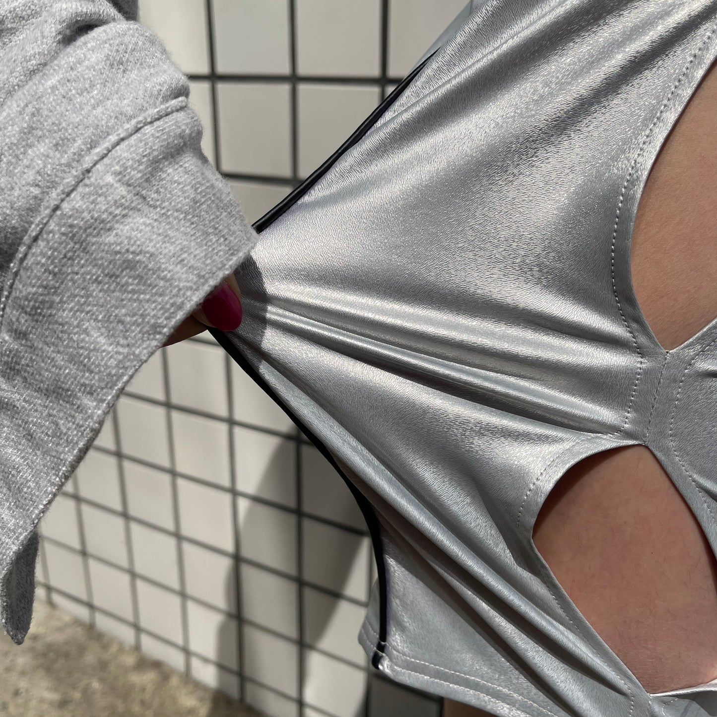 【Used】<br>カットアウトスペーシーパンツ