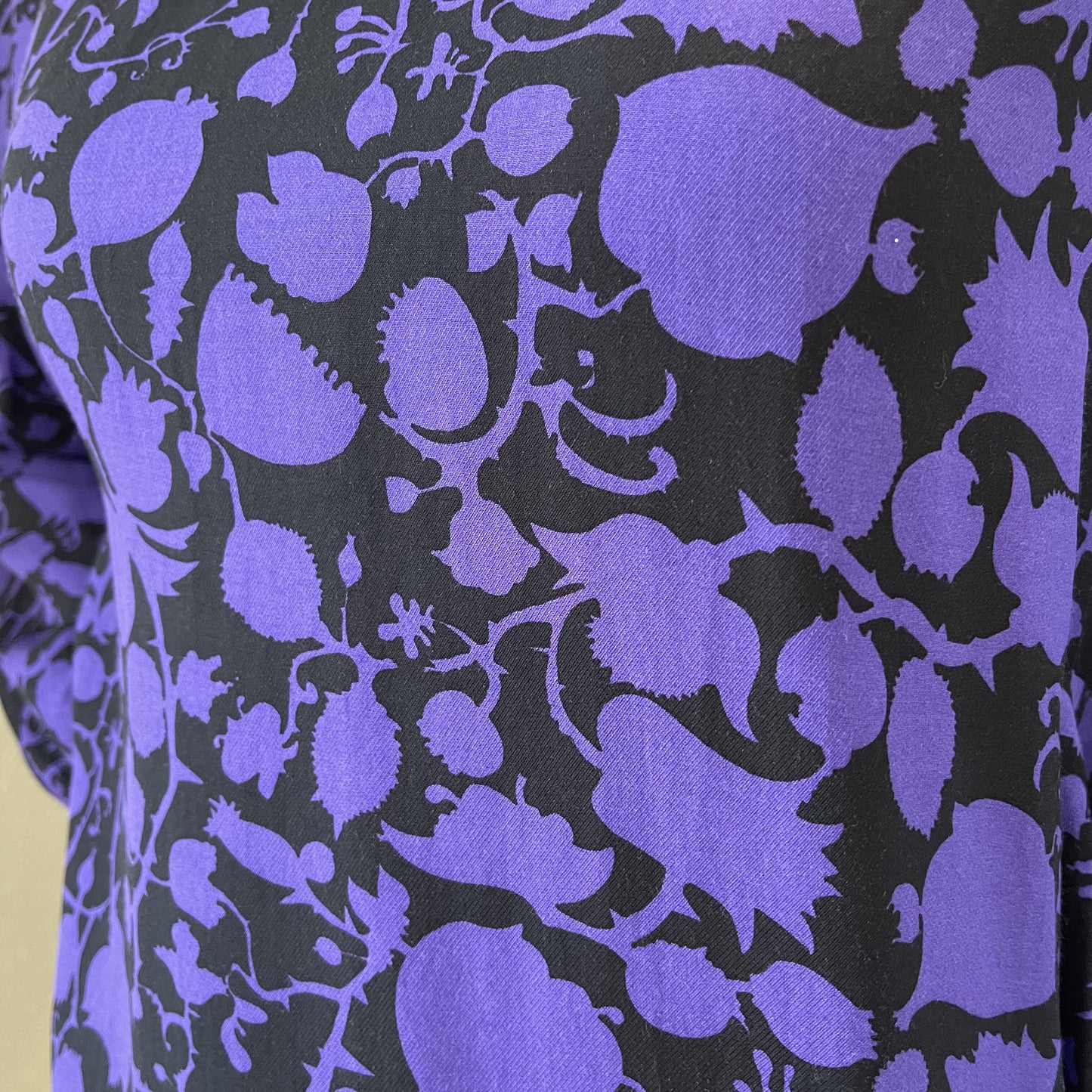 【Used】フローラルパターンデザイントップス