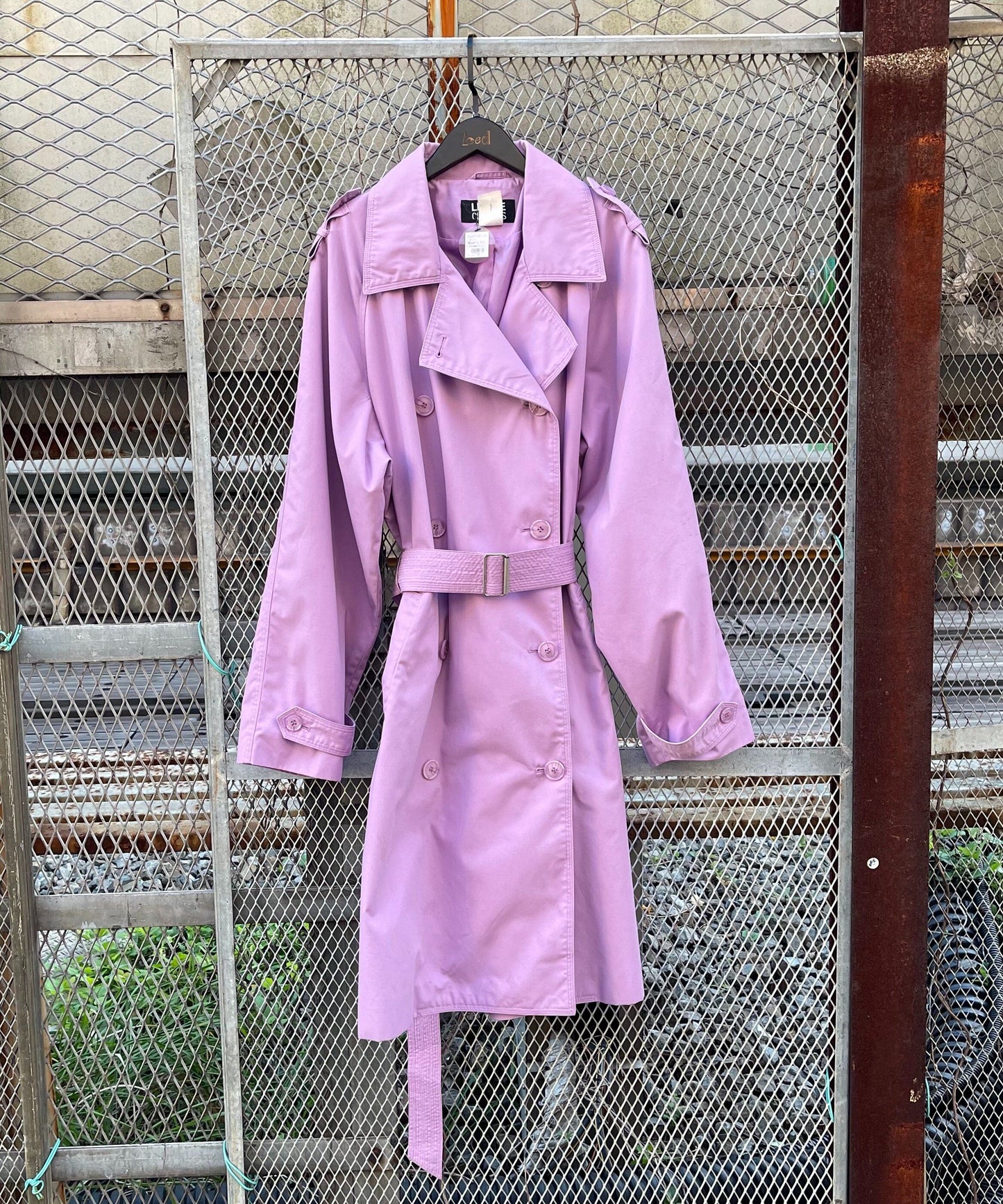 【Used】ラベンダートレンチコート