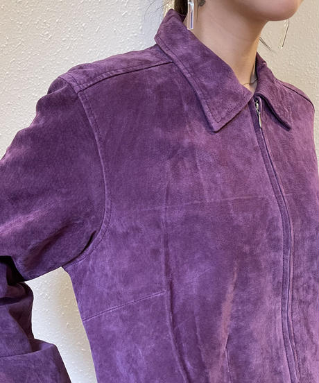 【Used】<br>パープルレザージャケット