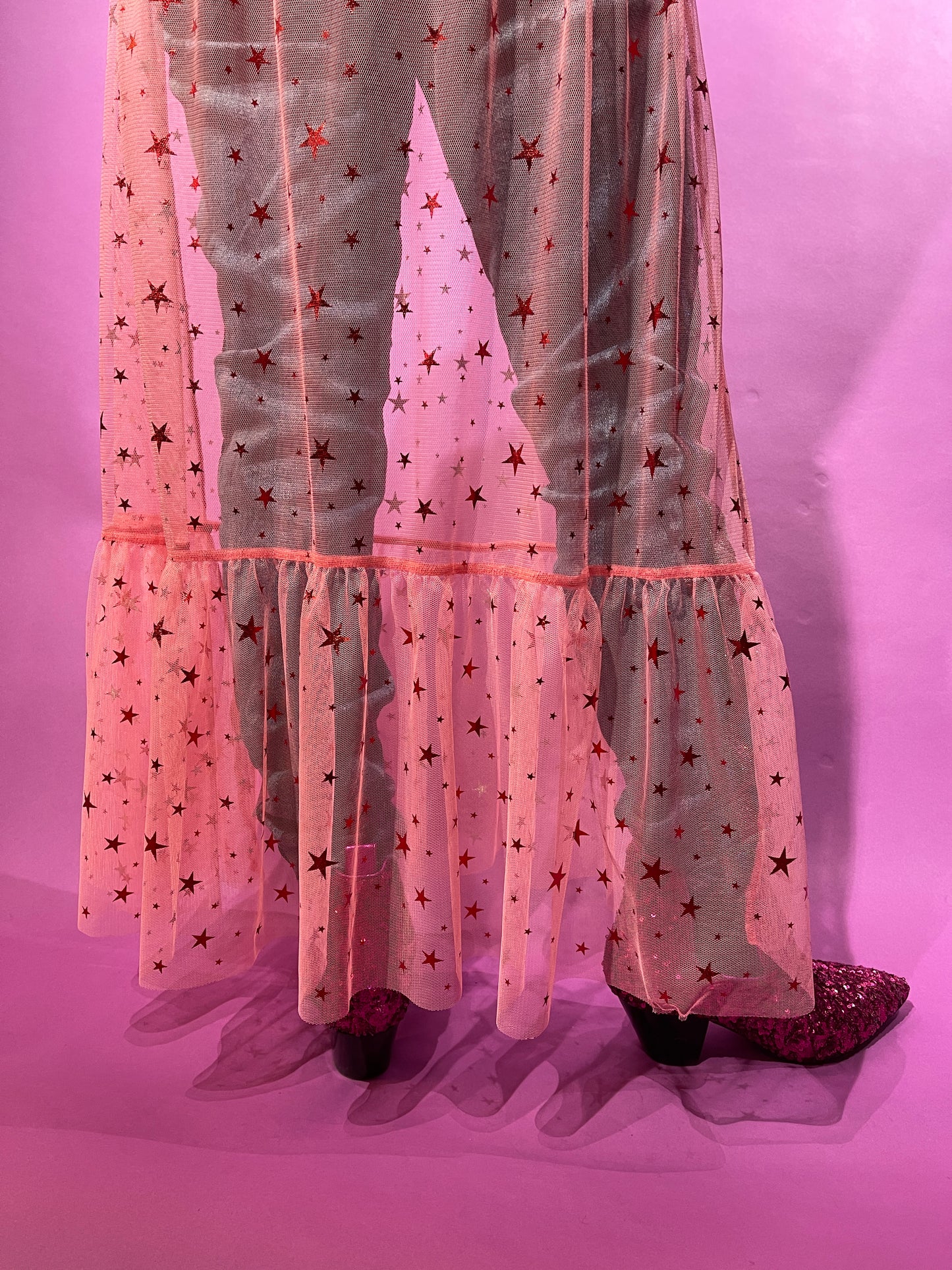 【Used】<br>スター柄チュールスカート