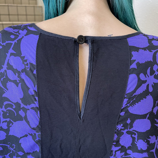 【Used】フローラルパターンデザイントップス