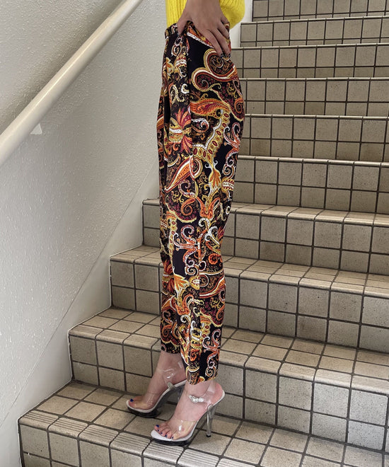 【Used】<br>ペイズリーデザインパンツ