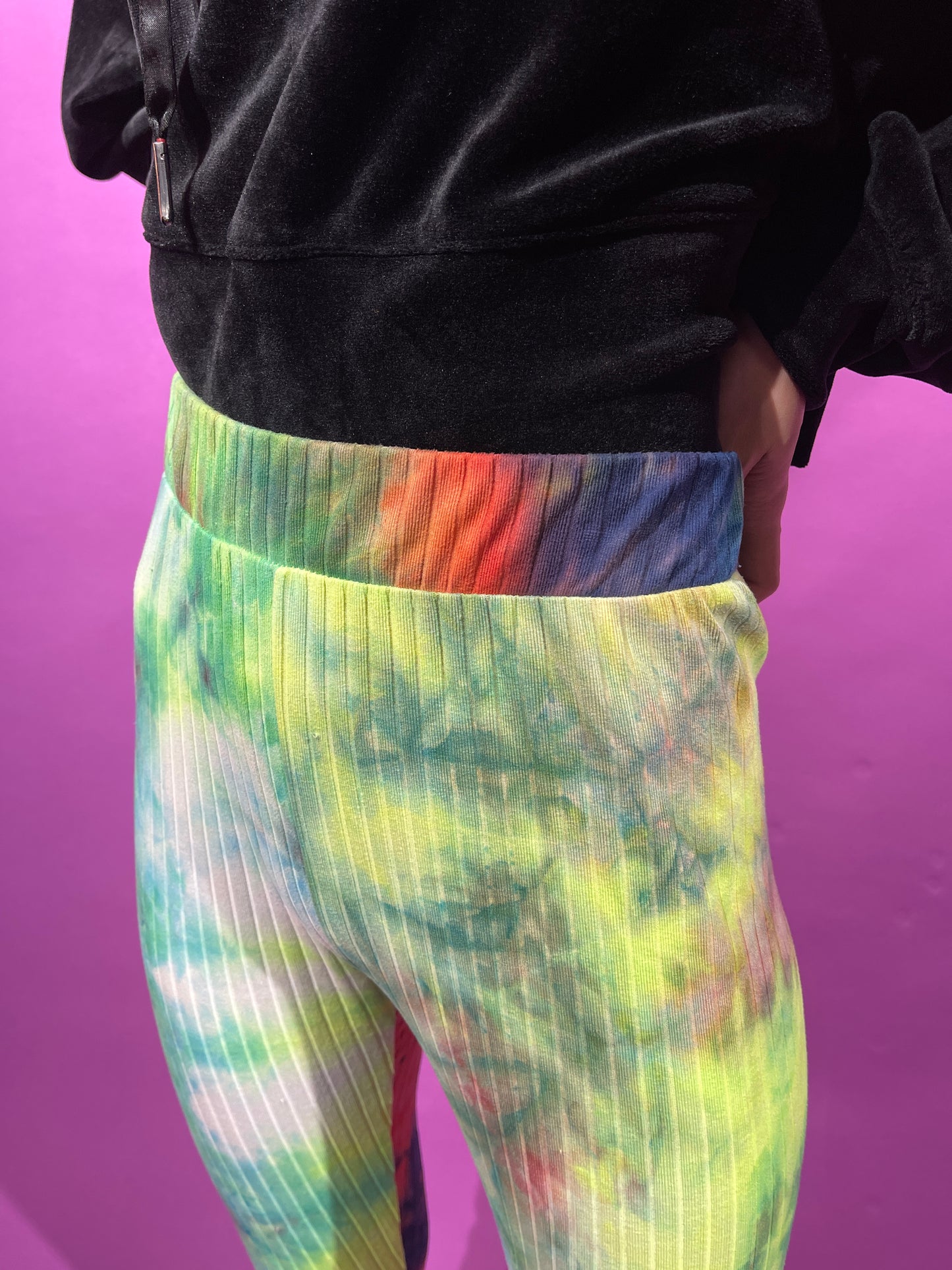 【Used】<br>タイダイ柄リブパンツ