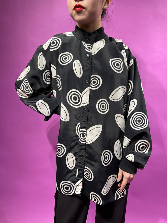 【Used】<br>渦巻柄シャツジャケット
