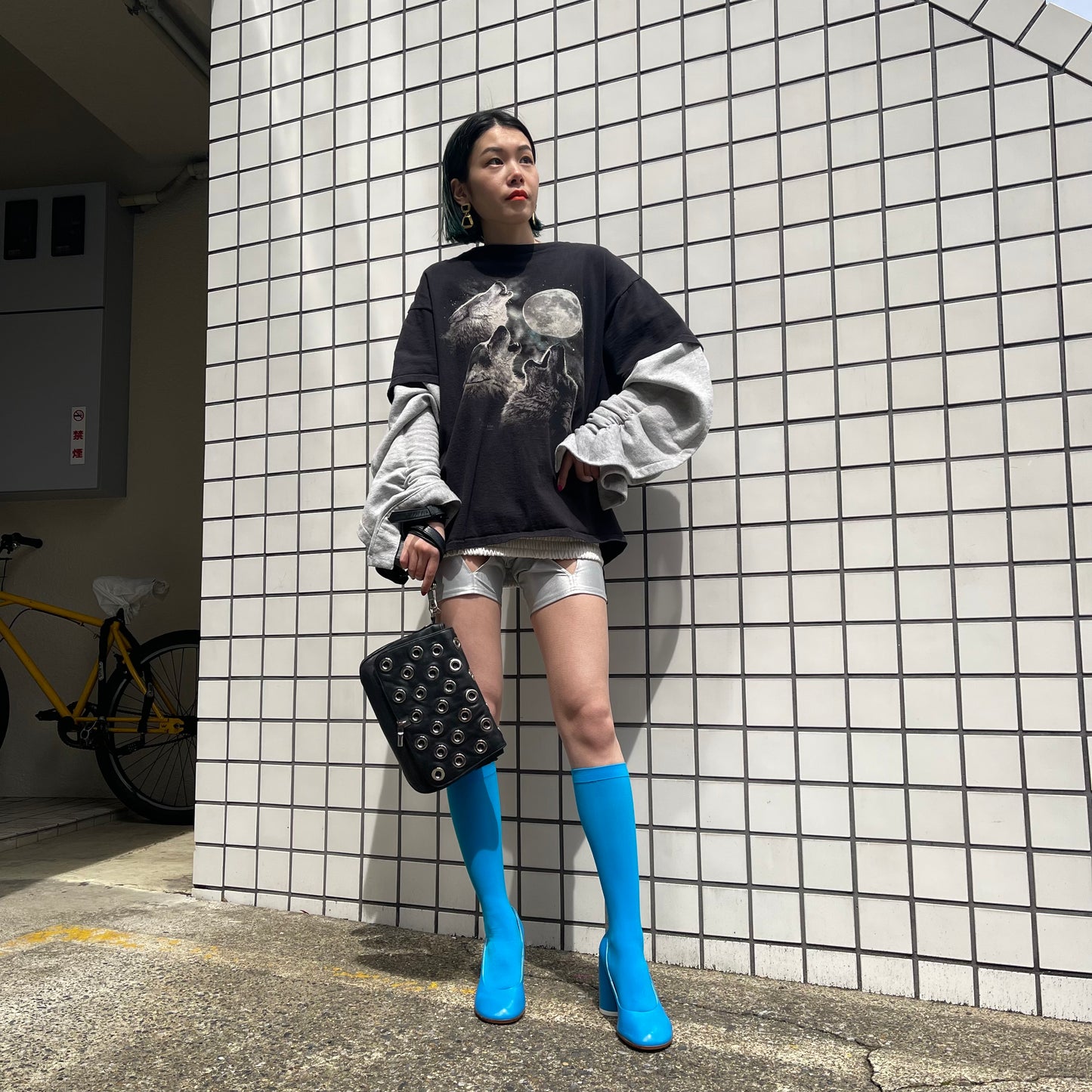 【Used】<br>カットアウトスペーシーパンツ