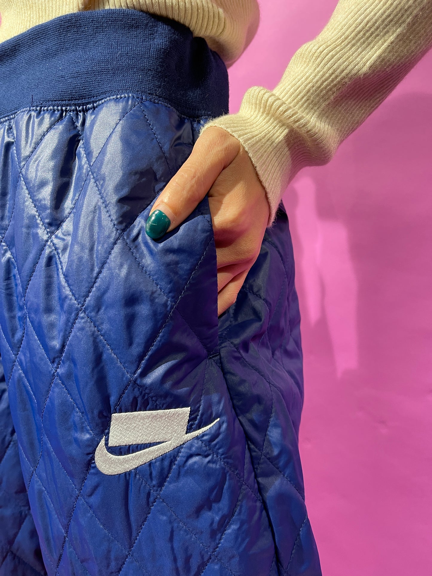 【Used】<br>"NIKE"キルティングパンツ