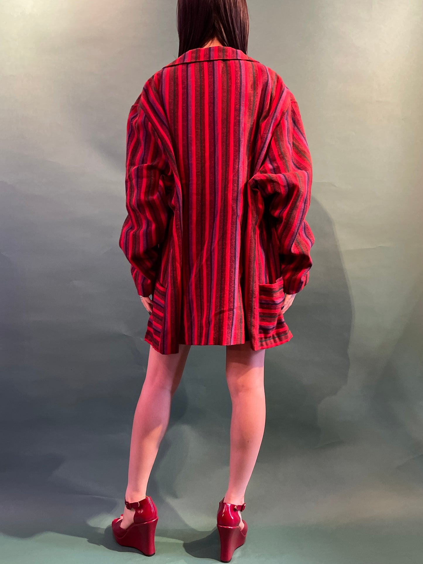 【Vintage】<br>レッドストライプジャケット