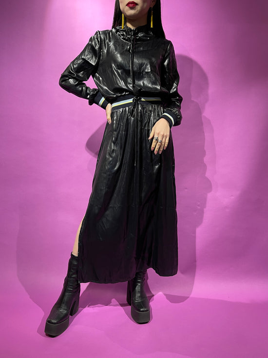 【Used】<br>ラスターブラックロングドレス