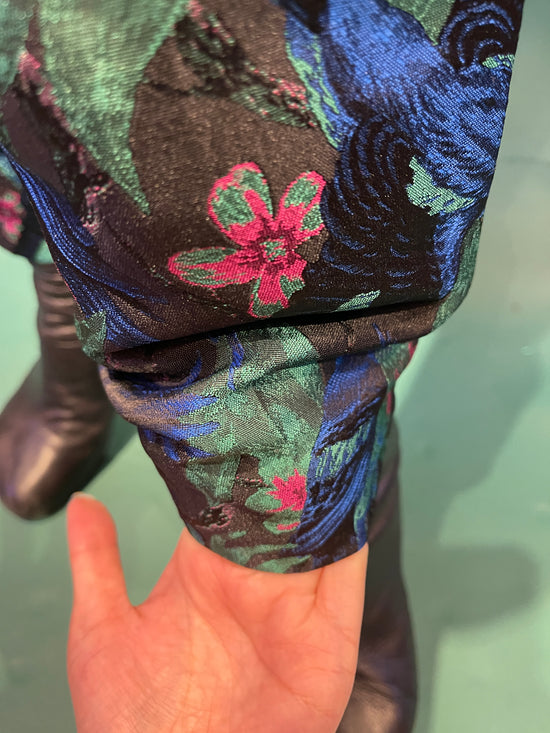 【Used】<br>ボタニカル柄刺繍パンツ
